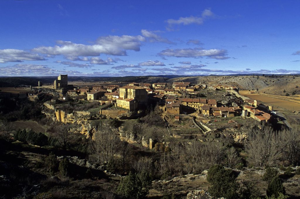 Vista aérea de Calatañazor, Soria