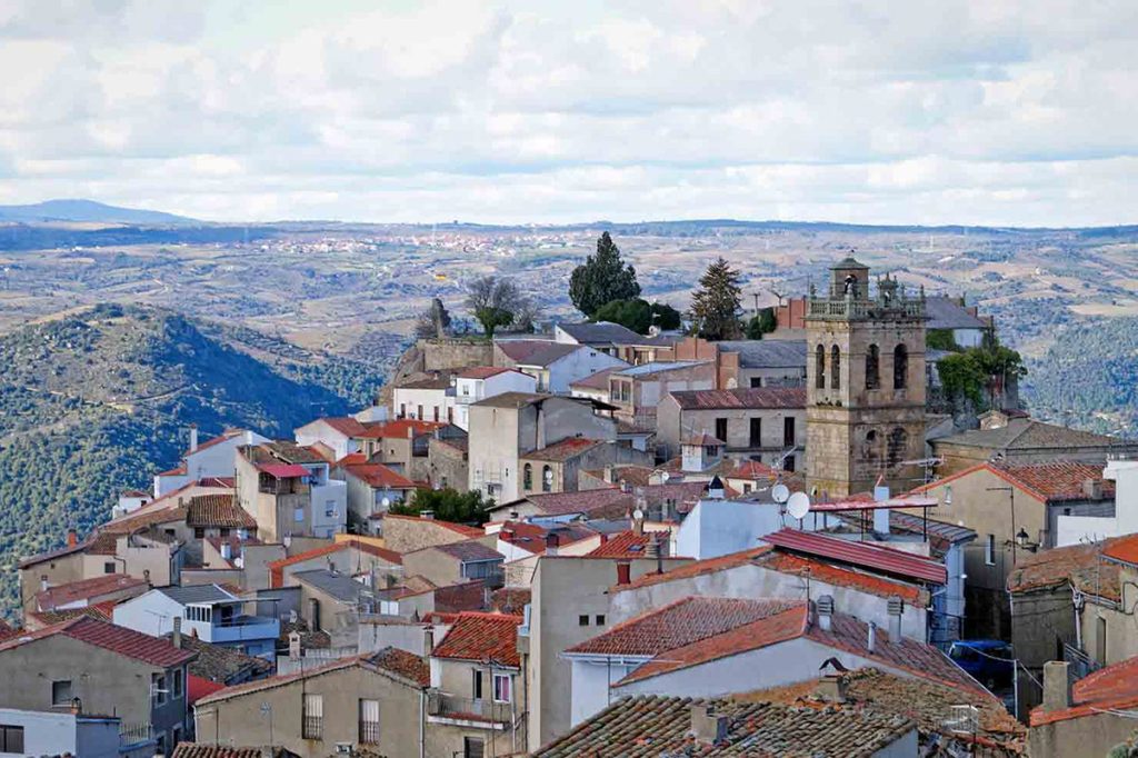 Vista panorámica de Fermoselle, Arribes del Duero, Zamora