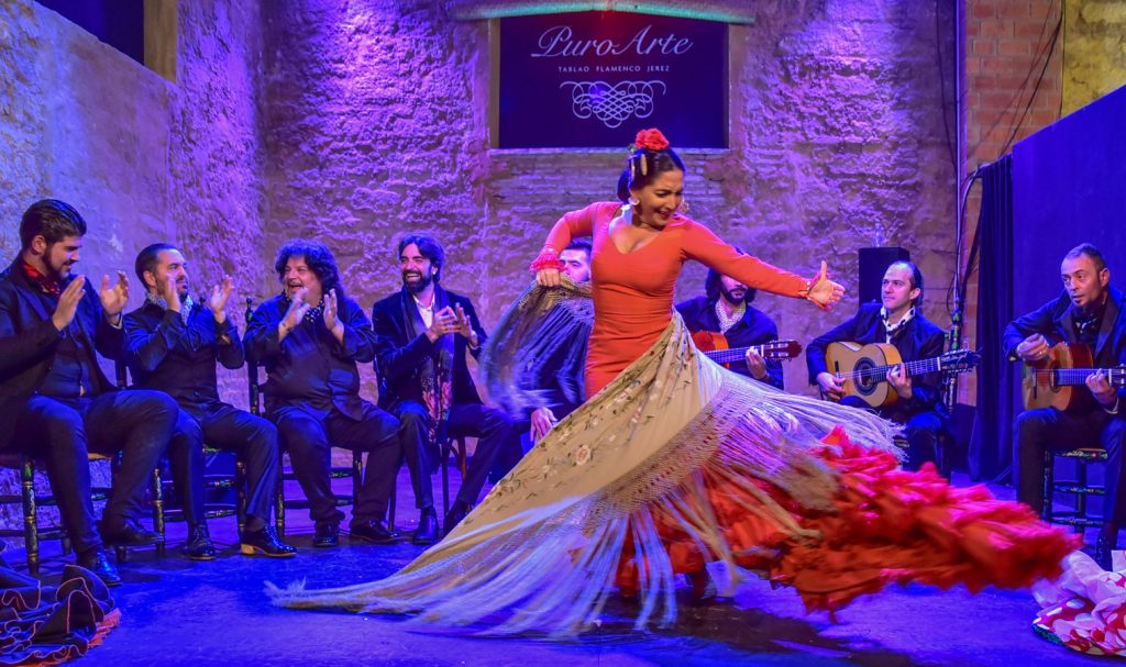 Espectáculo de flamenco en Jerez de la Frontera
