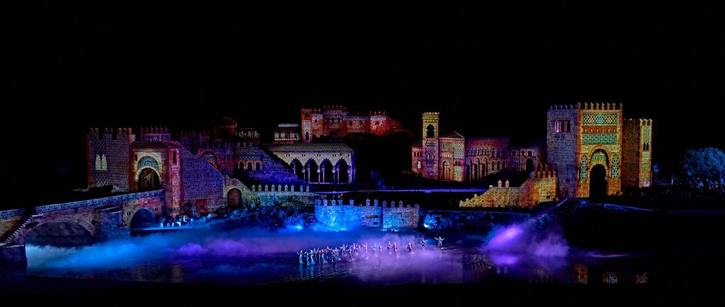 Panorámica espectáculo El Sueño de Toledo, Puy du Fou Toledo