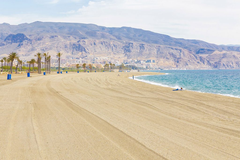 Playa de las Salinas, Roquetas de Mar, Costa de Almería
