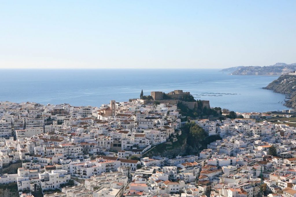 Panorámica del Castillo de Salobreña, Granada, Costa Tropical