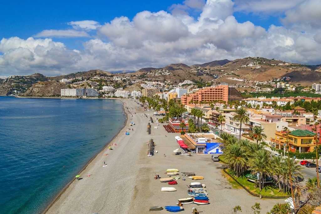Playa de Almuñécar, Granada, Costa Tropical