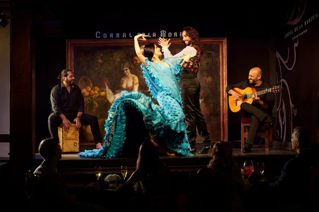 Espectáculo flamenco en tablao Corral de la Morería, Madrid