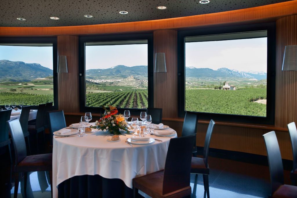 Restaurante de Bodega Vivanco, en La Rioja