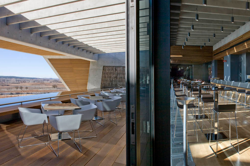 Restaurante de Bodegas Portia, en Burgos