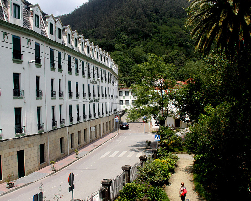 Vista exterior del Balneario de Caldas de Besaya, Cantabria