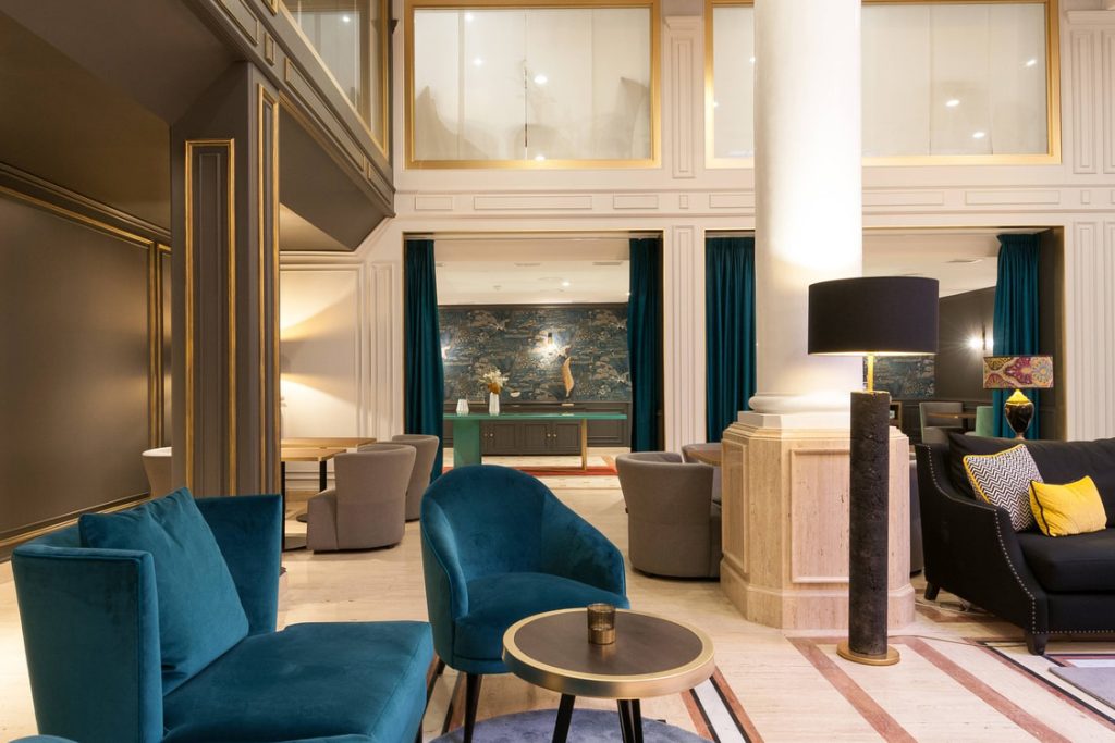 Hall del Hotel Eugenia de Montijo, en Toledo