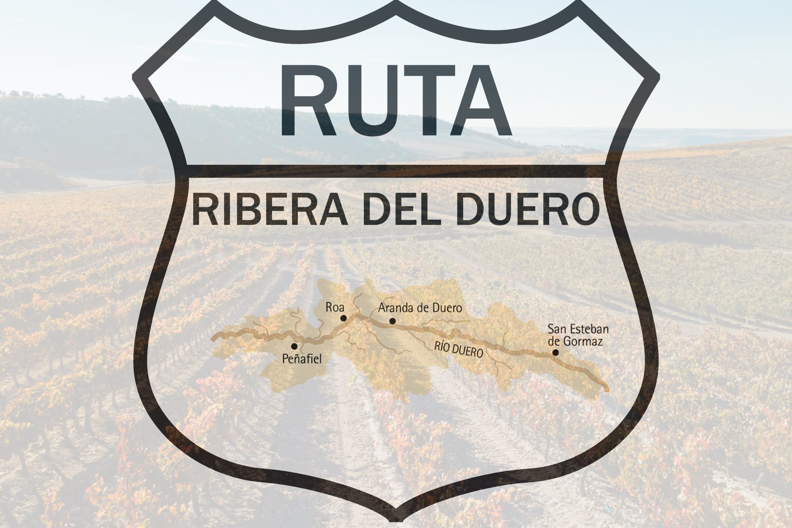 Mapa de rutas Ribera del Duero