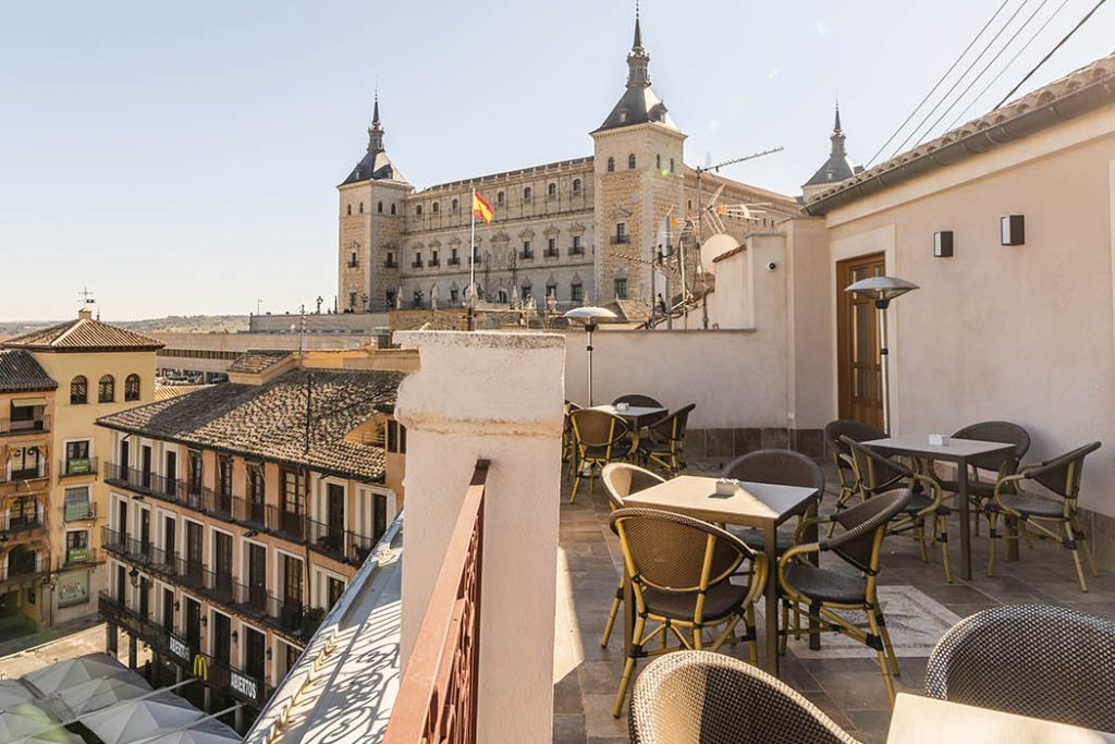 Terraza de Hotel Boutique Adolfo, en Toledo