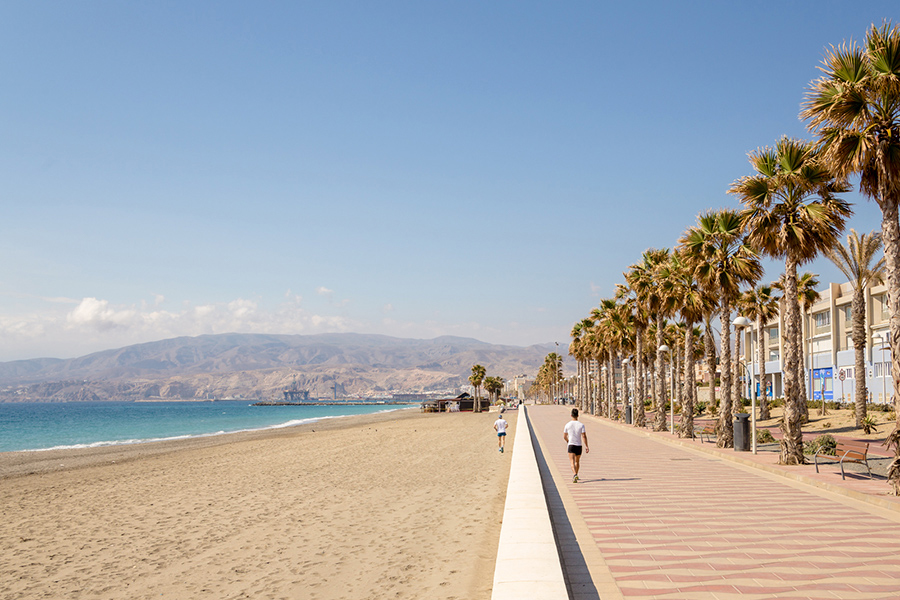 Paseo marítimo de Almería ciudad