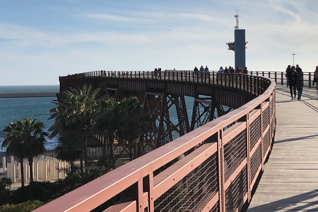 Paseo del mirador del Cable Inglés, Almería