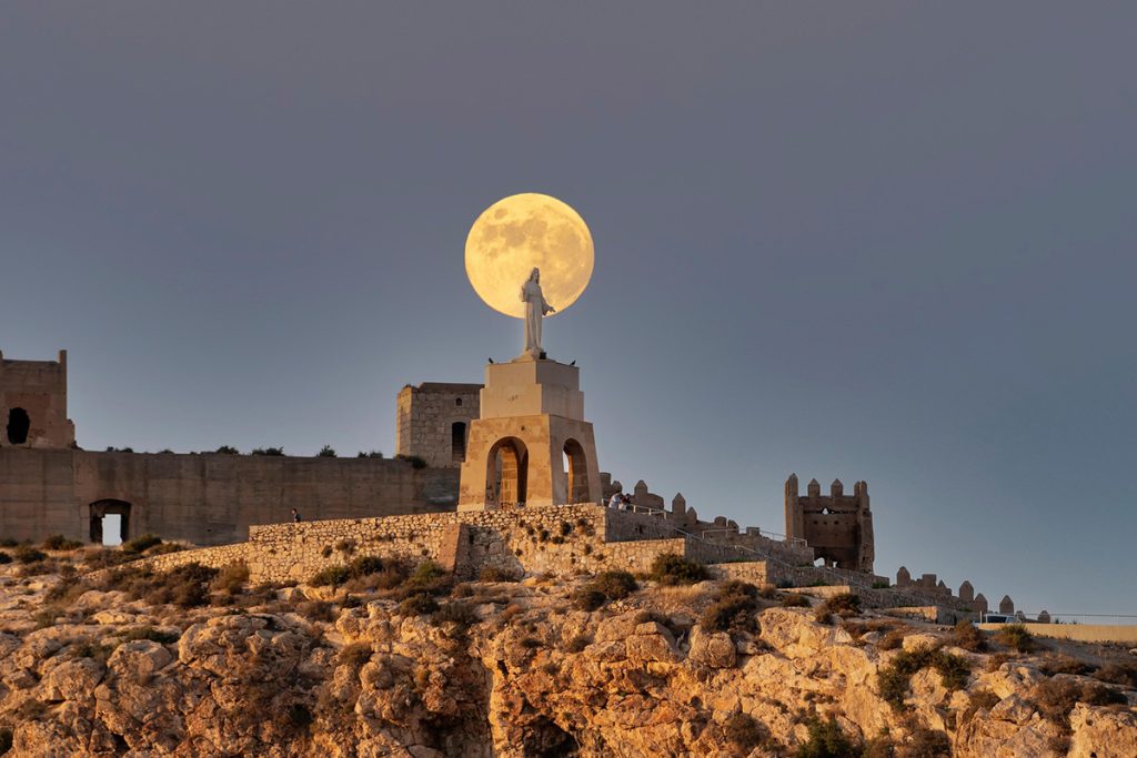 Atardecer en Cerro de San Cristóbal, Almería
