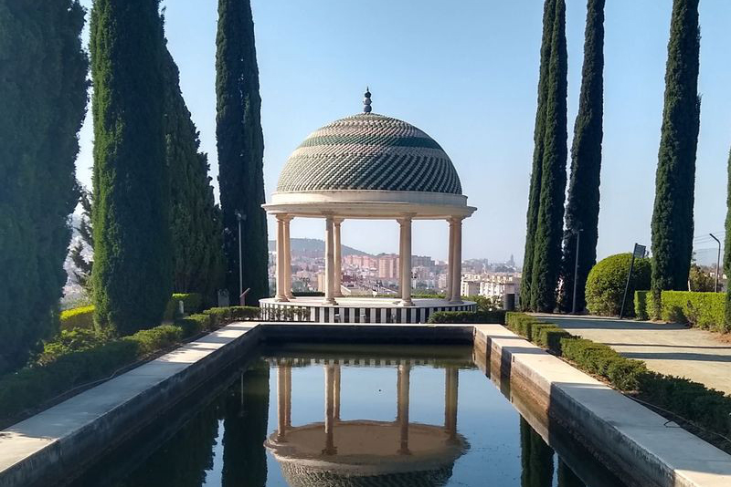 Mirador del jardín histórico monumental La Concepción, Málaga