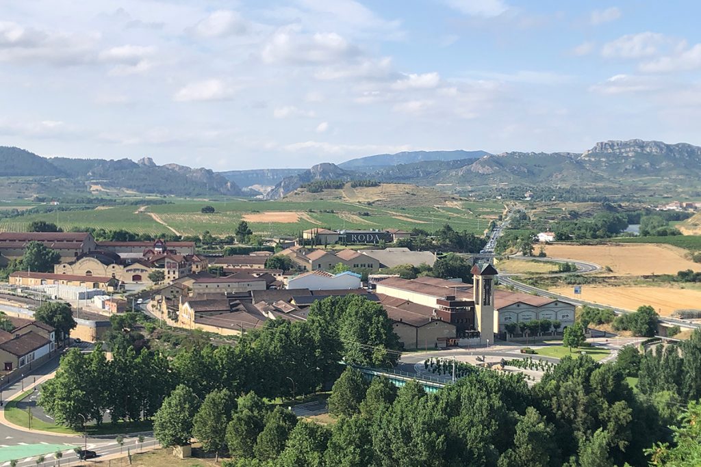 Vista panorámica del Barrio de la Estación de Haro, La Rioja