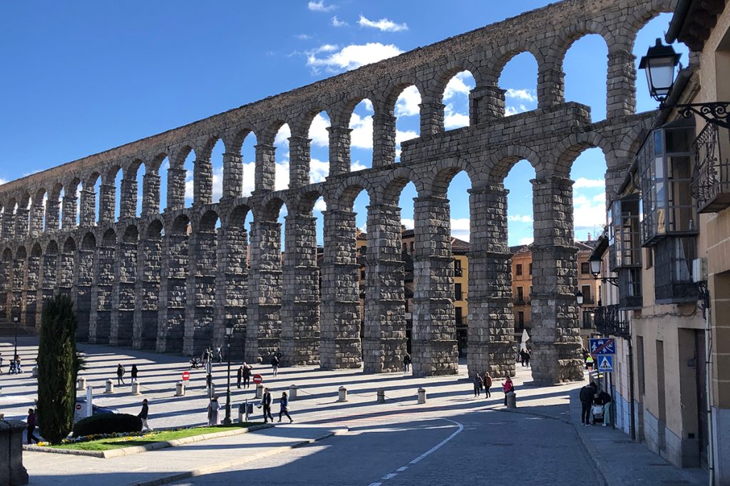 Arcos del acueducto de Segovia
