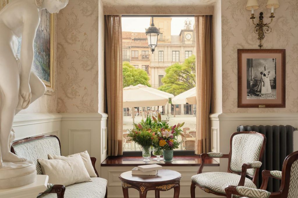 Vistas de Plaza Mayor desde Hotel Infanta Isabel, Segovia