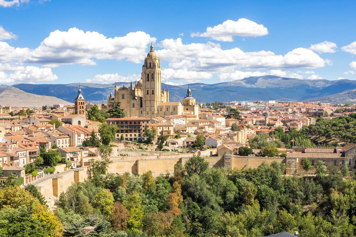 Vista panorámica de la ciudad de Segovia