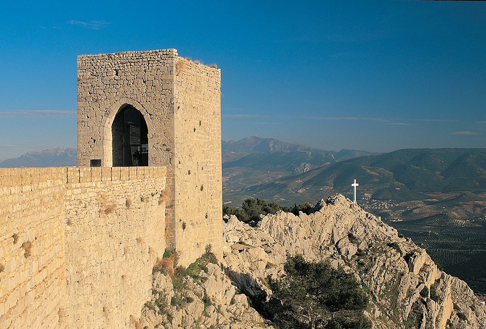 Vistas desde el Castillo de Santa Catalina en Jaén