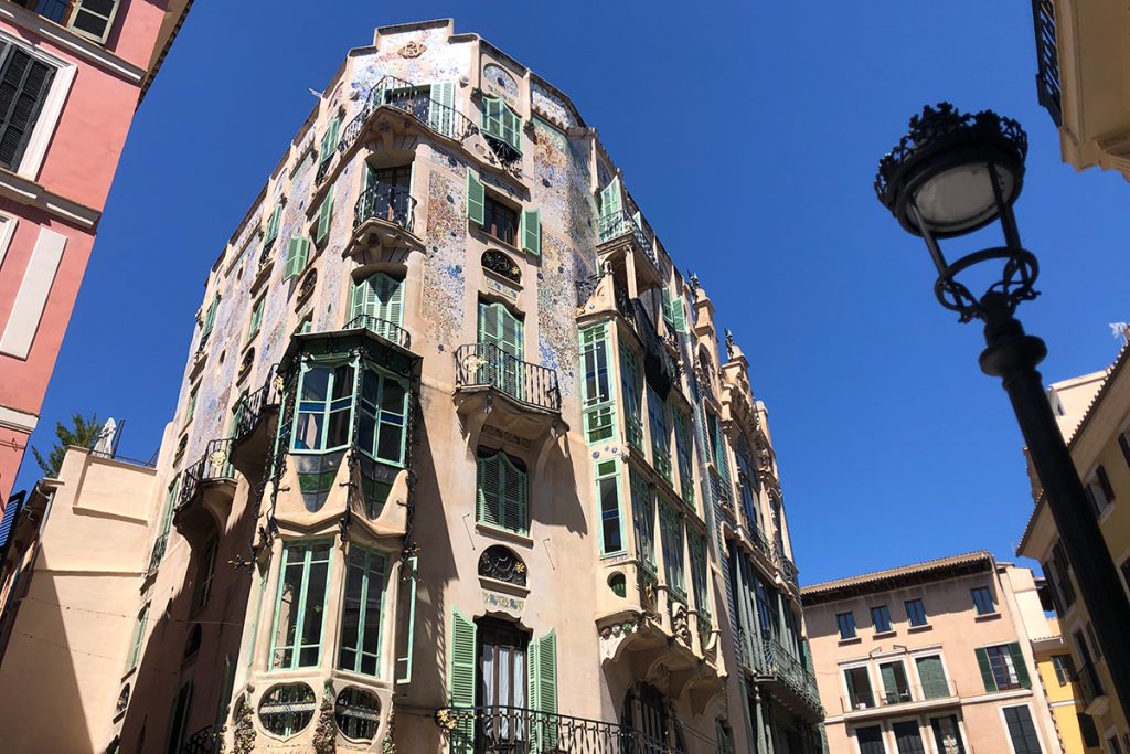 Fachada de Can Forteza Rey, en Palma de Mallorca