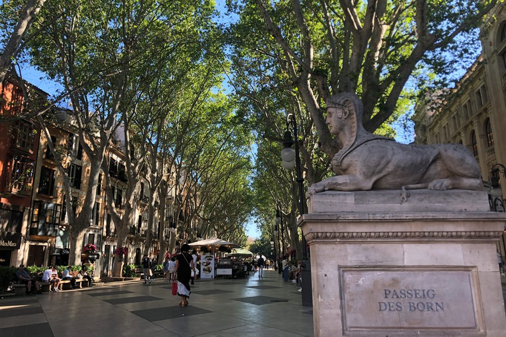 Paseo del Borne, en Palma de Mallorca