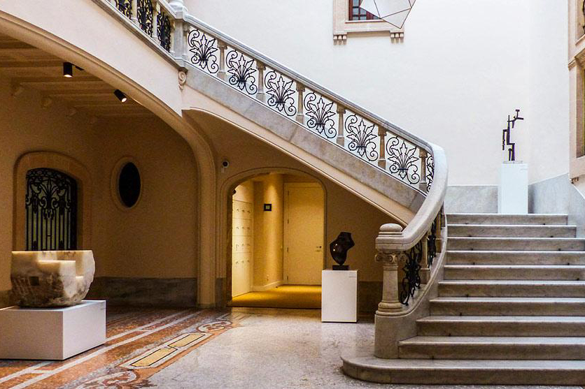 Patio interior de Museo Fundación Juan March, en Palma de Mallorca