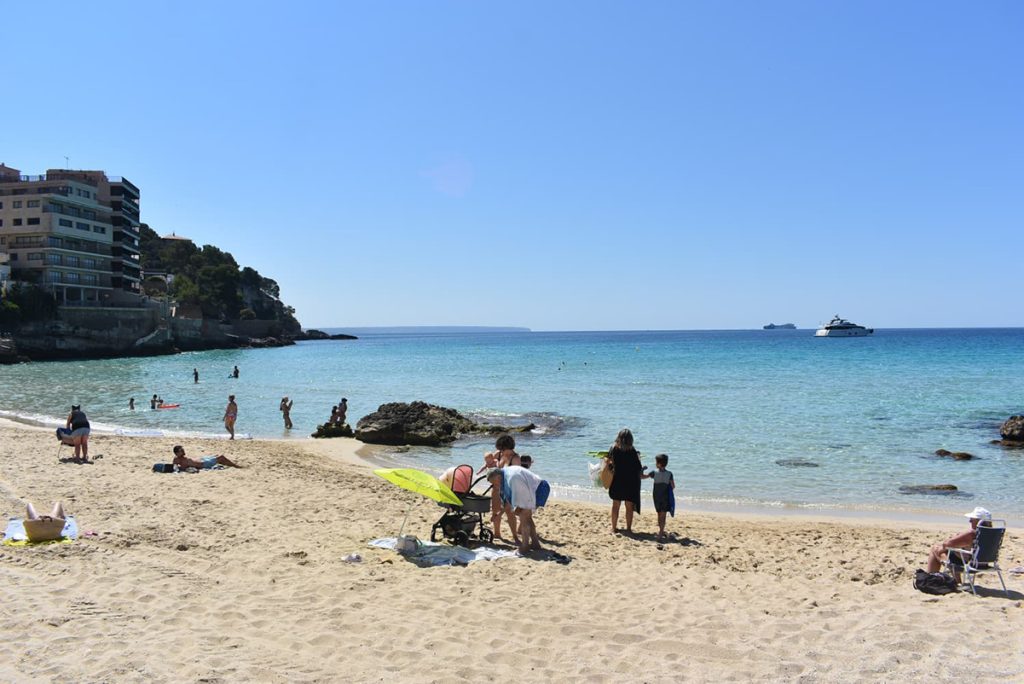 Playa de Cala Mayor, en Palma de Mallorca