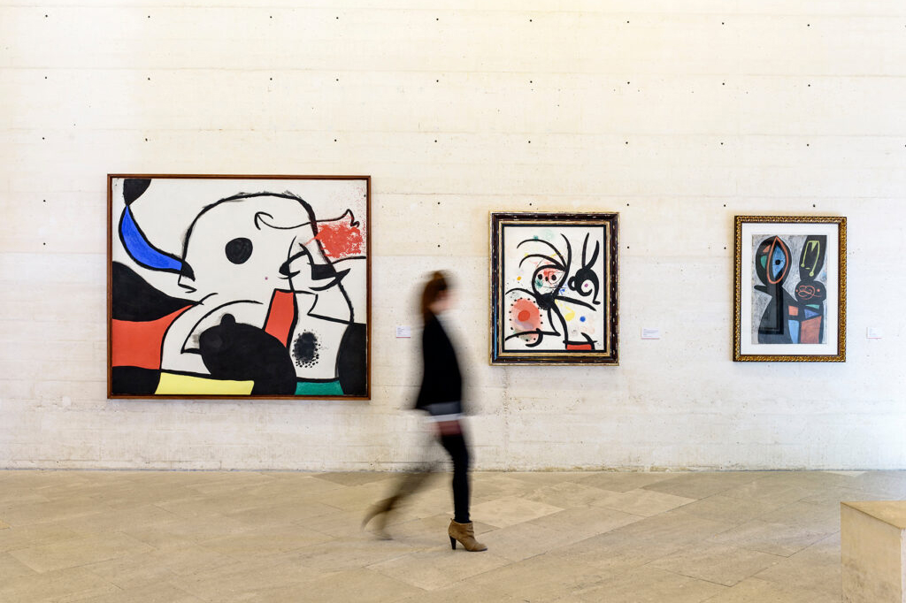 Sala de exposiciones de Fundación Miró Mallorca, en Palma de Mallorca