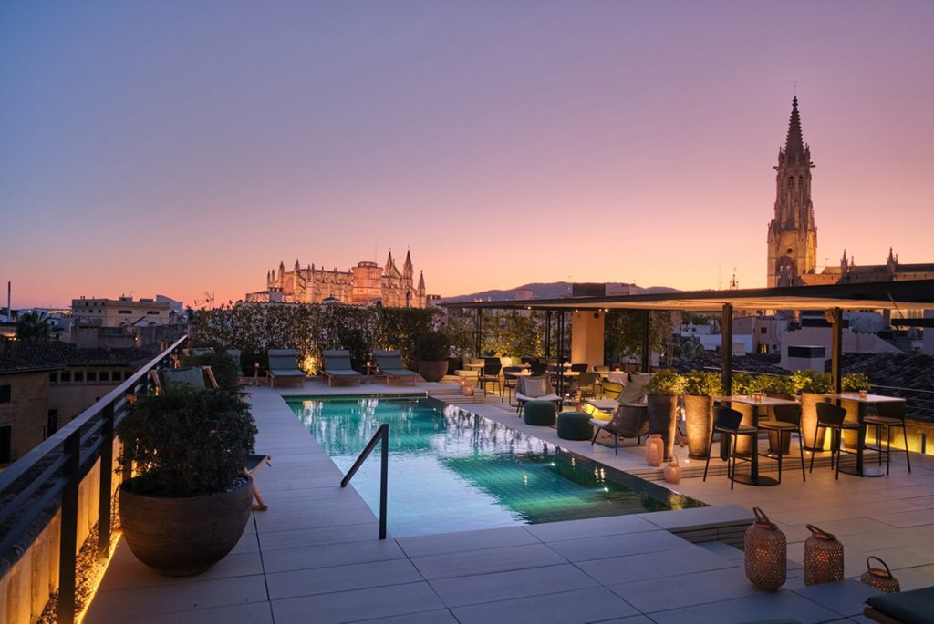 Terraza de piscina de Hotel Sant Francesc Singular, en Palma de Mallorca