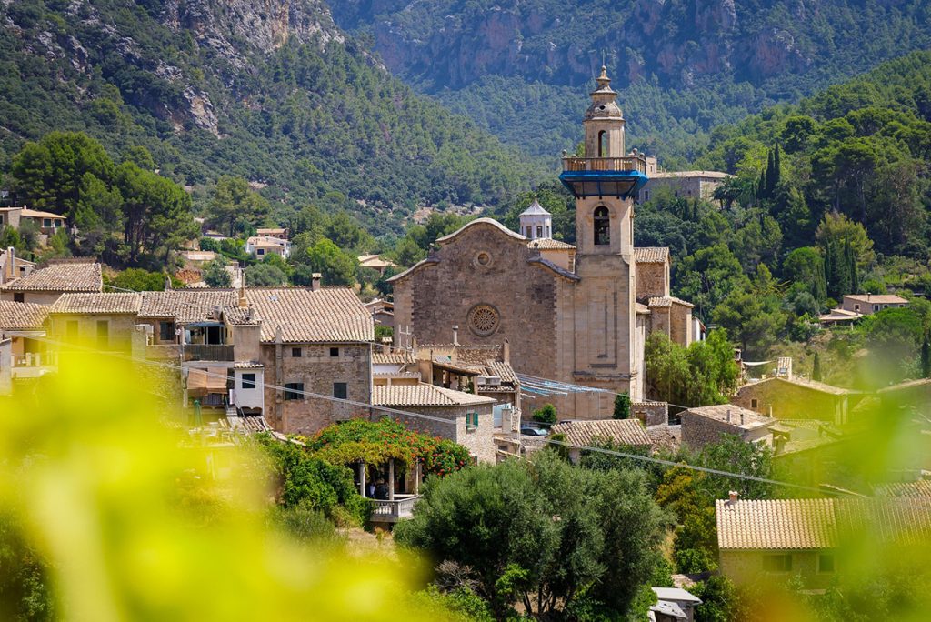Panorámica de Valldemossa, en Mallorca, Islas Baleares