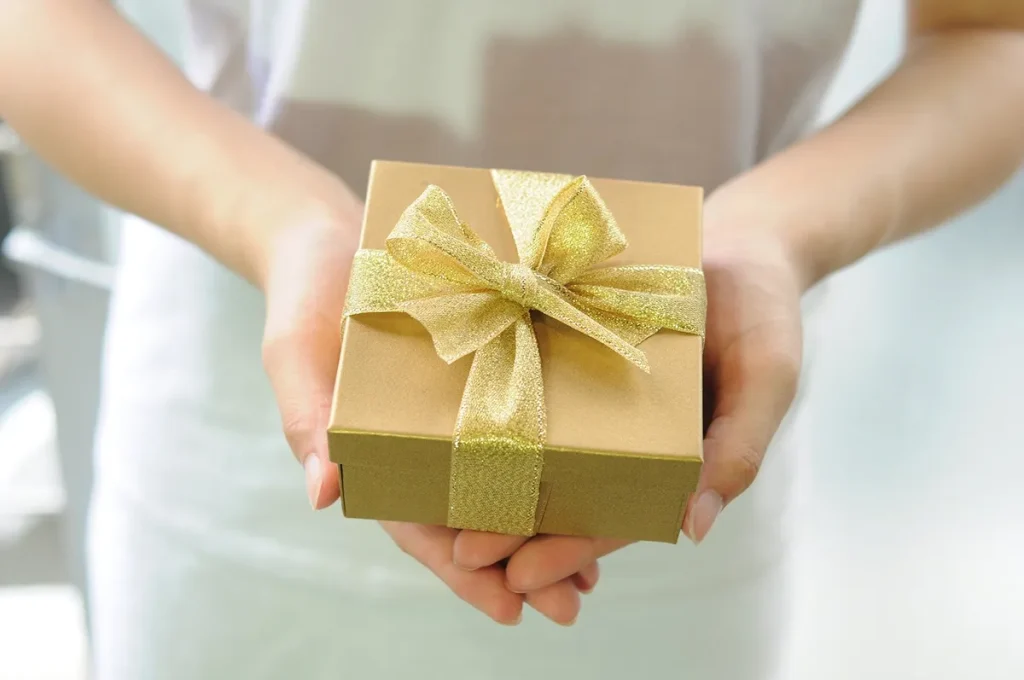 Presentación de caja regalo