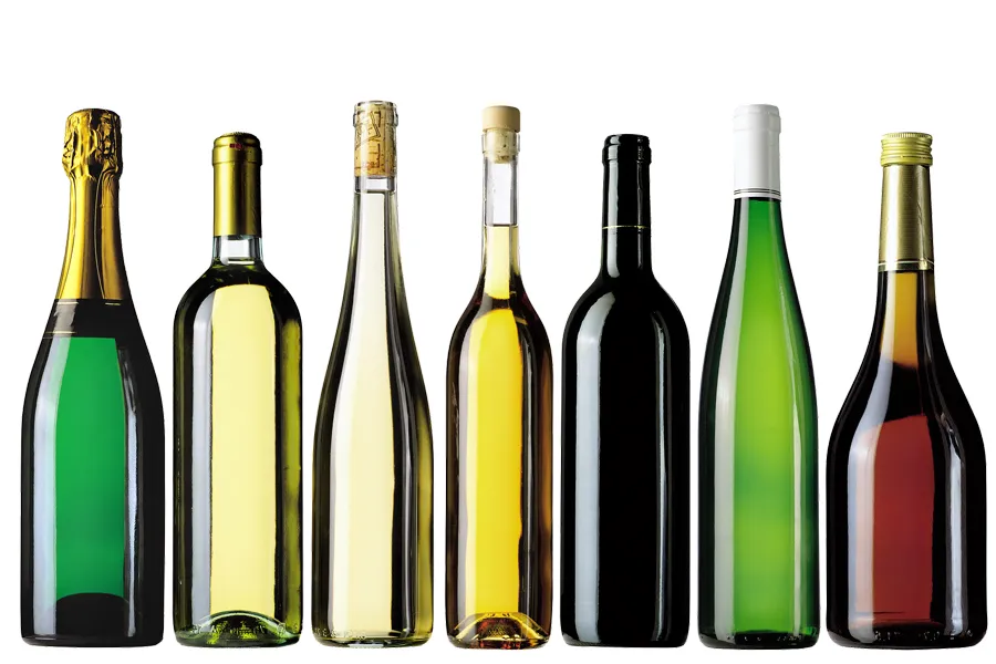 Tipos de botellas de vino